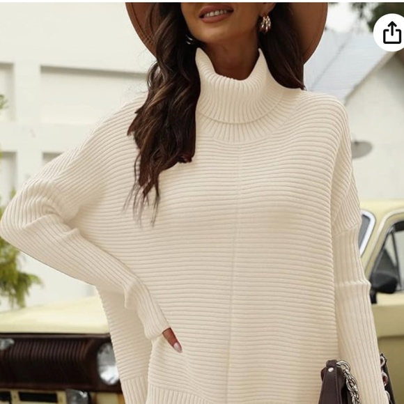 NEW! NWT!!👑💃Turtleneck Oversized Sweater 💃👑 - Picture 1 of 12